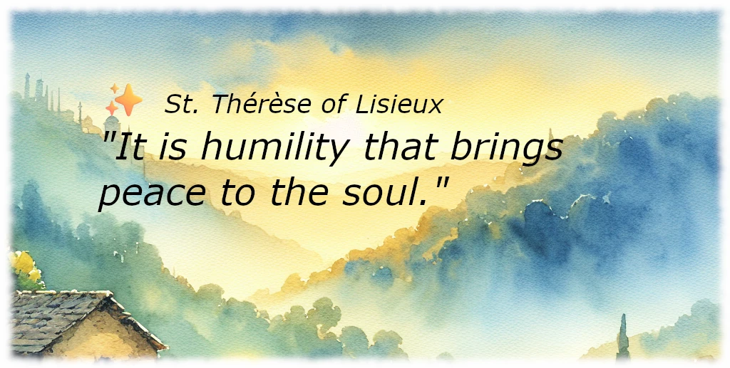 WC Humility St Theresa of Lisieux