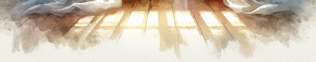 Watercolor reflection on Mary and the gifts of the Holy Spirit