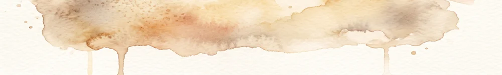 A soft watercolor strip in warm earth tones, cropped from the hands illustration above