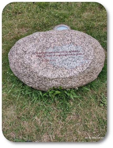 The Song of the Poet Inscription