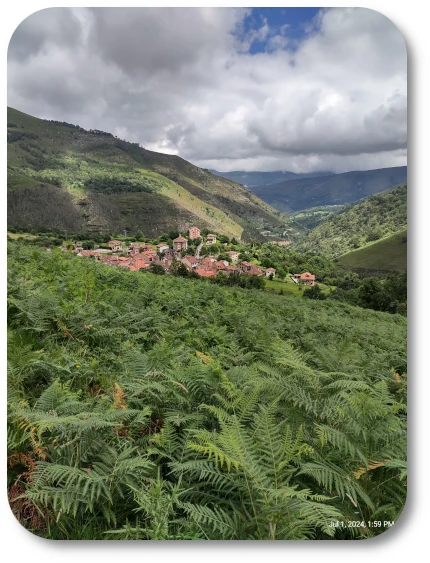 Garabandal village scenery