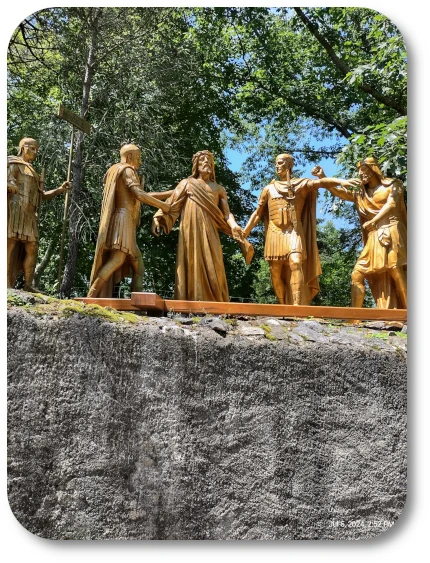 Station 10, Jesus Is Stripped of His Garments, at the Lourdes Espelugues