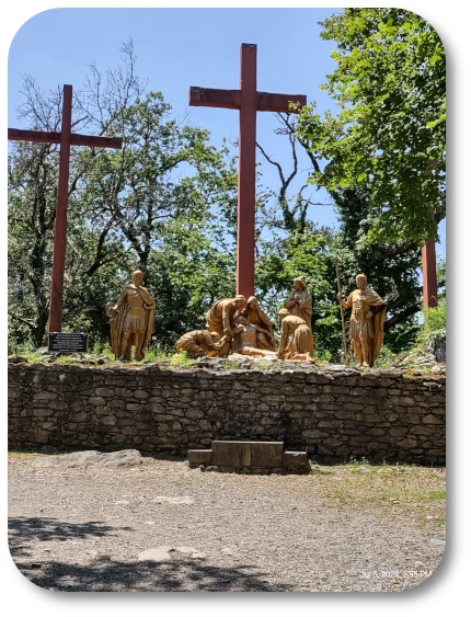 Station 13, Jesus Is Taken Down from the Cross, at the Lourdes Espelugues