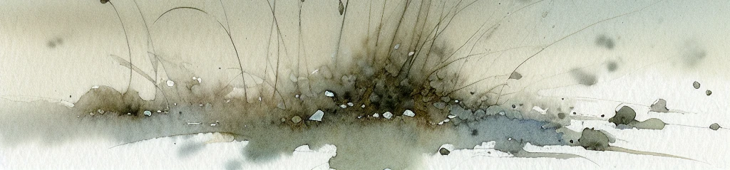 Watercolor reflection on faith