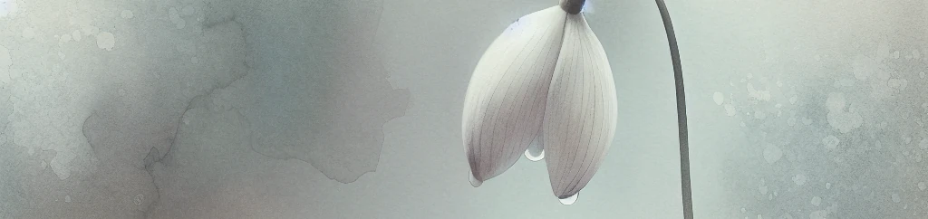 Watercolor reflection on faith