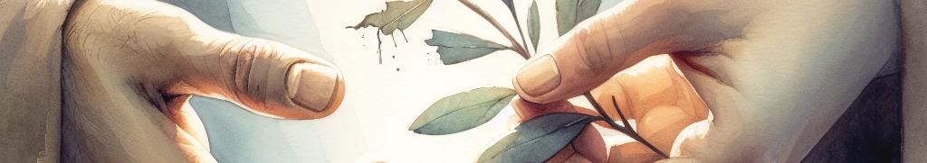 Watercolor reflection on forgiveness