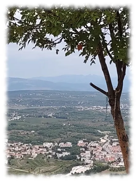 The view from the top of cross mountain is breathtaking.