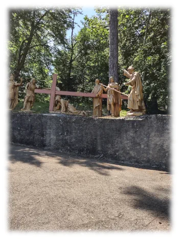 Lourdes High Station 07 - Lourdes Espelugues Grotto