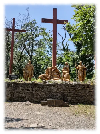 Lourdes High Station 13 - Lourdes Espelugues Grotto