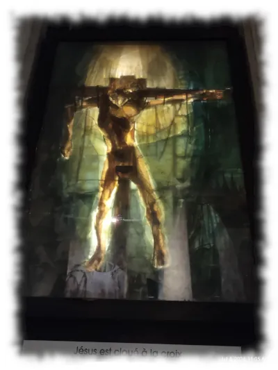 Image of Jesus nailed to cross