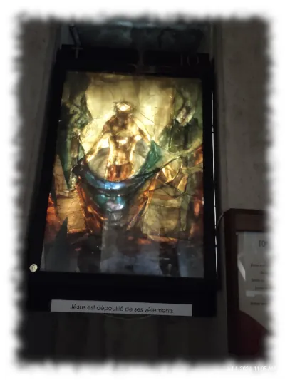 Image of Jesus stripped